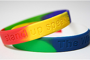Debossed Wristbands - Multicoloured