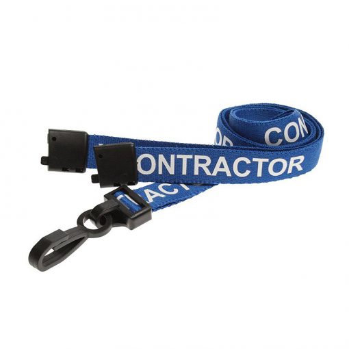 Printed Stock Lanyard - Contractor