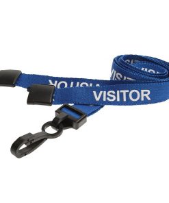 Visitor Plastic Clip - Blue