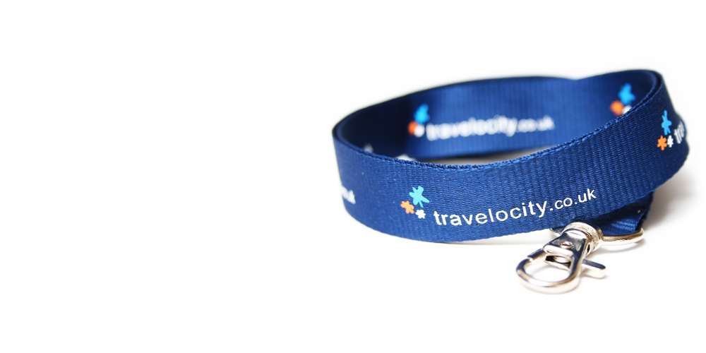 Screen Printed Lanyards - Travelocity