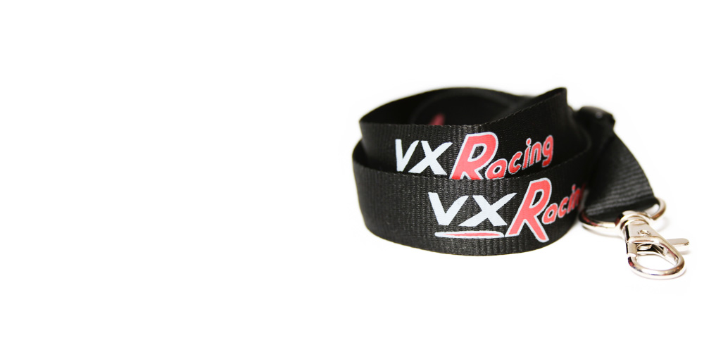 Screen Printed Lanyards - VX Racing