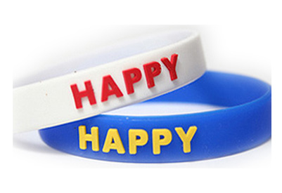 wristbands - embossed silicone wristbands from security solutions uk